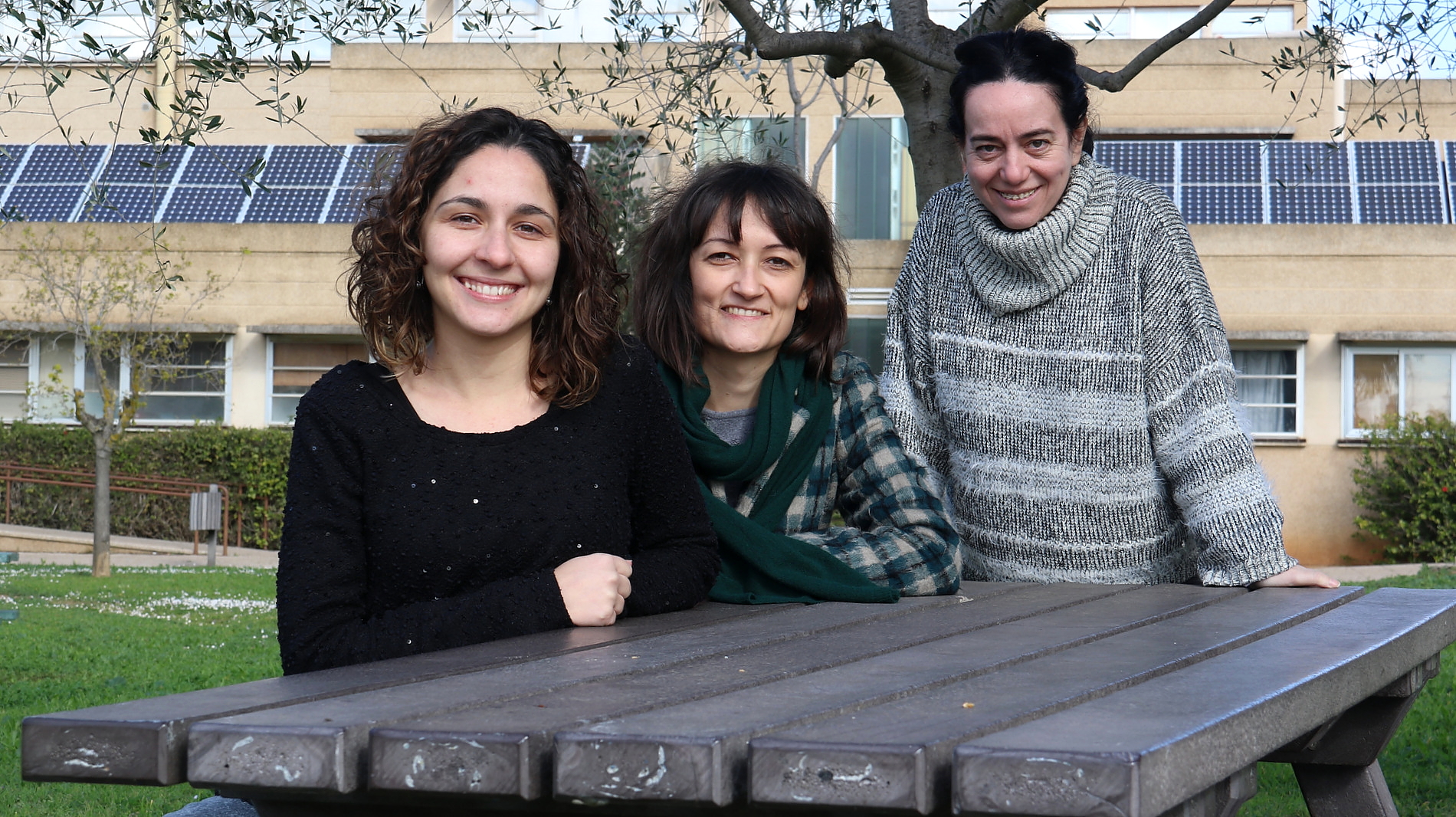 Marina Adrover, Marta Colleoni i Alícia Sintes. Foto: UIB