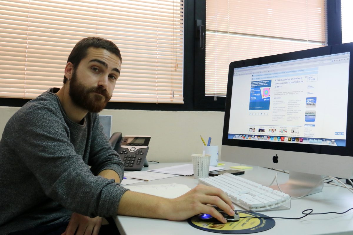 El repte d’un antropòleg al Servei de Comunicació, Promoció i Imatge