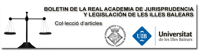 Butlletí de la Reial Acadèmia de Jurisprudència i Legislació de les Illes Balears