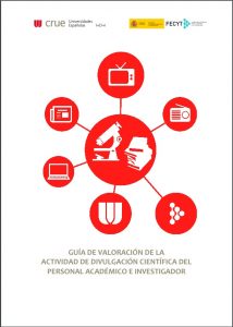 Guía de valoración de la actividad de divulgación científica del personal académico e investigador