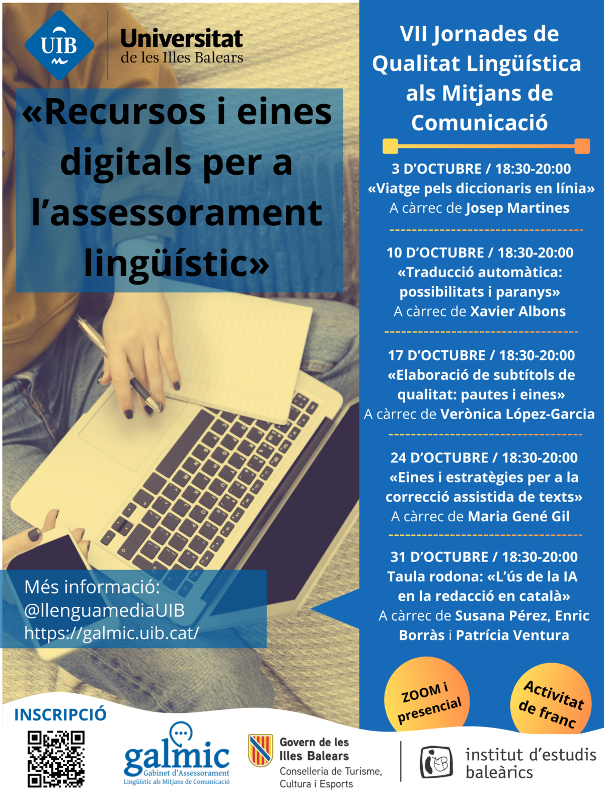 VII Jornades de Qualitat Lingüística als Mitjans de Comunicació: Recursos i eines digitals per a l’assessorament lingüístic