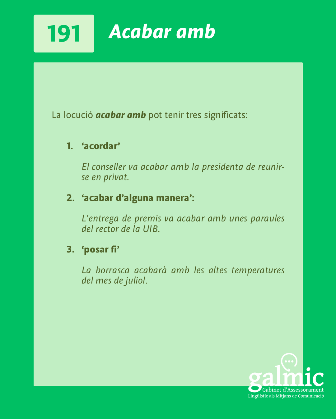 ‘Acabar amb’