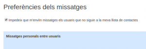 Missatgeria - Blocar